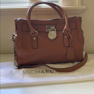 Michael Kors Medium Hamilton Leather Satchel